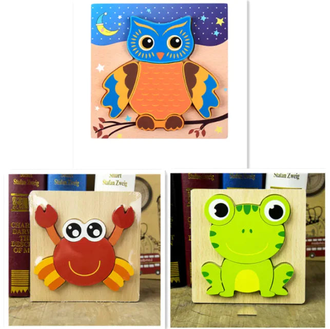 Set de Rompecabezas Animal 3D