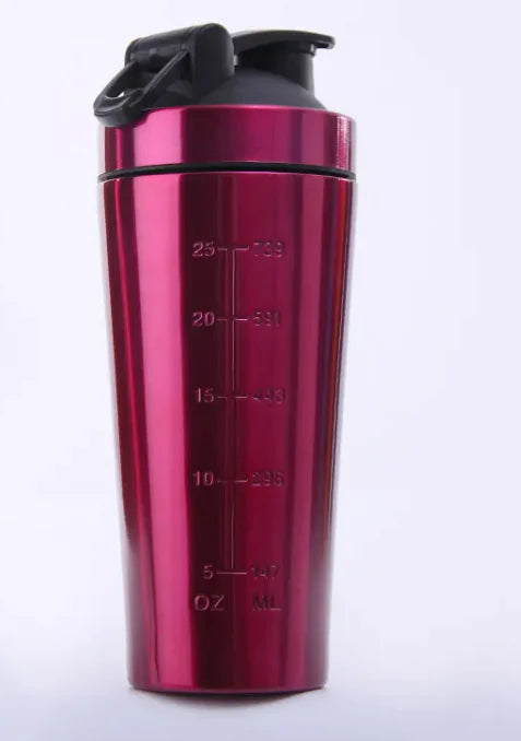 Vaso Mezclador de Proteínas de Acero Inoxidable