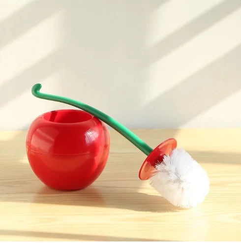 Conjunto de Cepillo para Inodoro Cherry - Herramienta de Limpieza de Plástico (Un Conjunto)