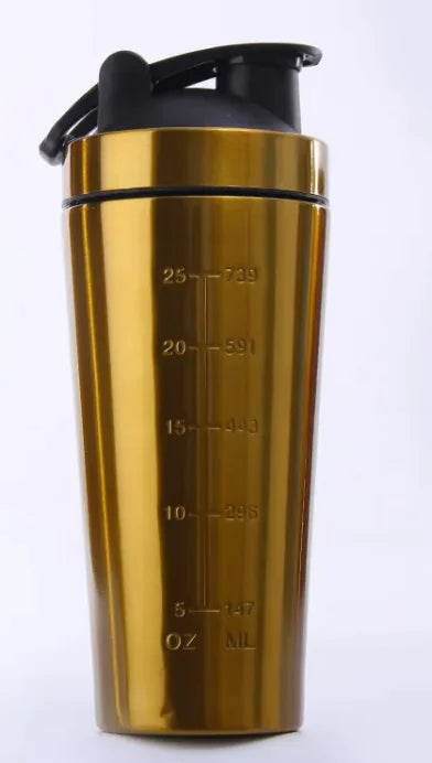 Vaso Mezclador de Proteínas de Acero Inoxidable