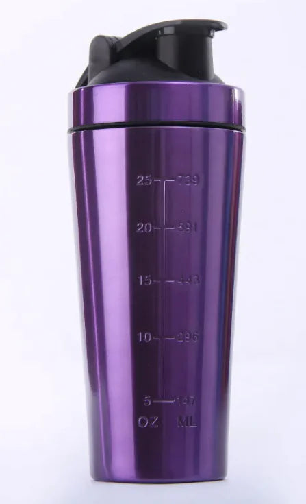 Vaso Mezclador de Proteínas de Acero Inoxidable