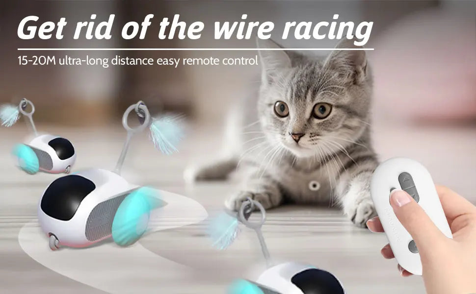 Smart Automatic Cat & Dog Toy Car