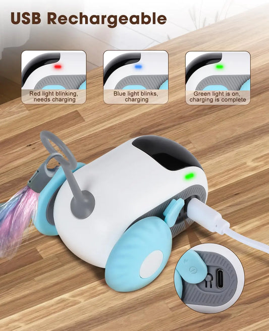 Smart Automatic Cat & Dog Toy Car
